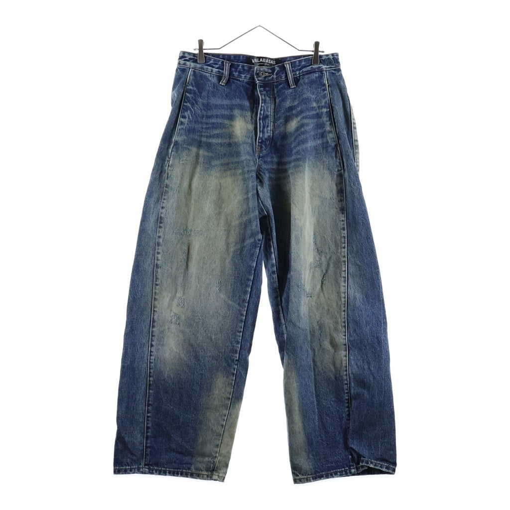 VALABASAS(ヴァラバサス) HENCE BAGGY DENIM PANT バギーデニムパンツ インディゴ