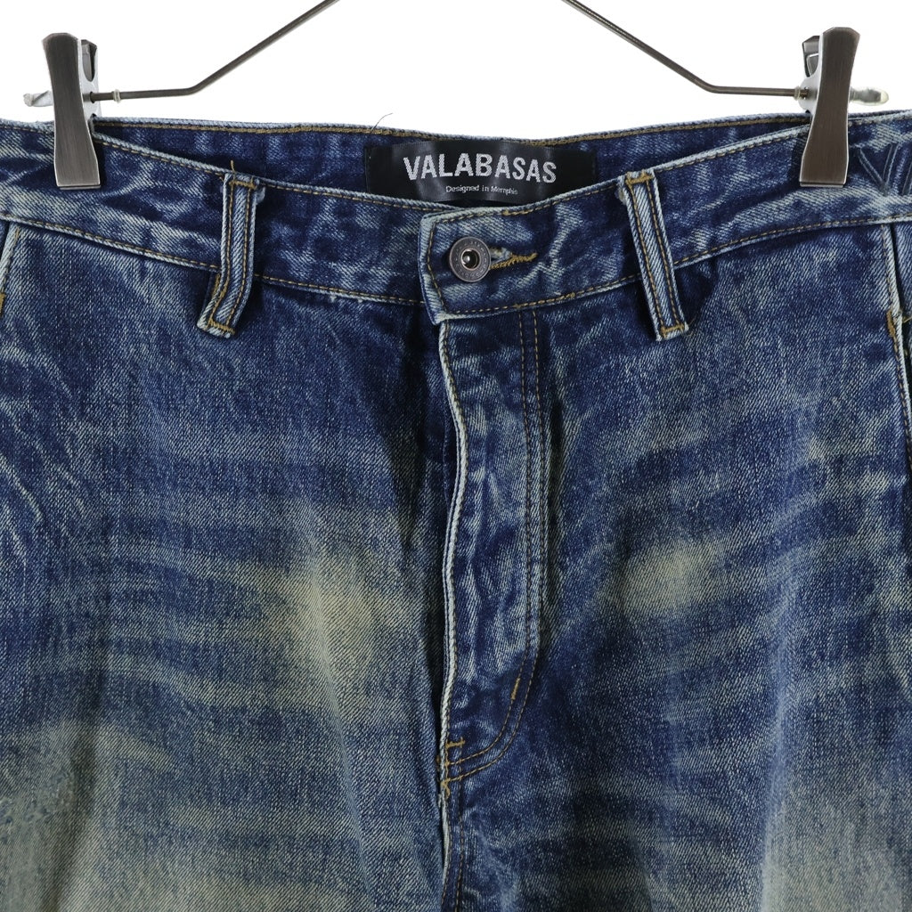 VALABASAS(ヴァラバサス) HENCE BAGGY DENIM PANT バギーデニムパンツ インディゴ