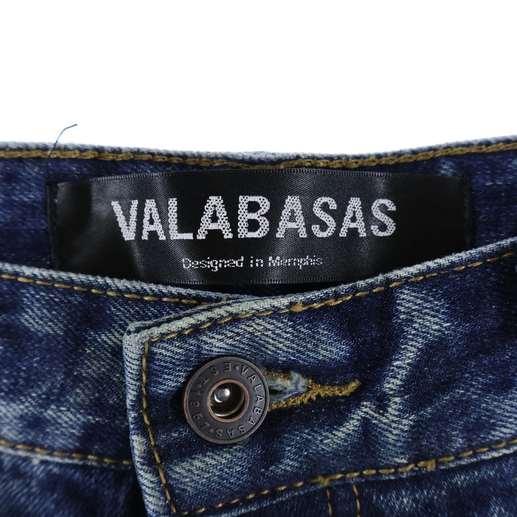 VALABASAS(ヴァラバサス) HENCE BAGGY DENIM PANT バギーデニムパンツ インディゴ