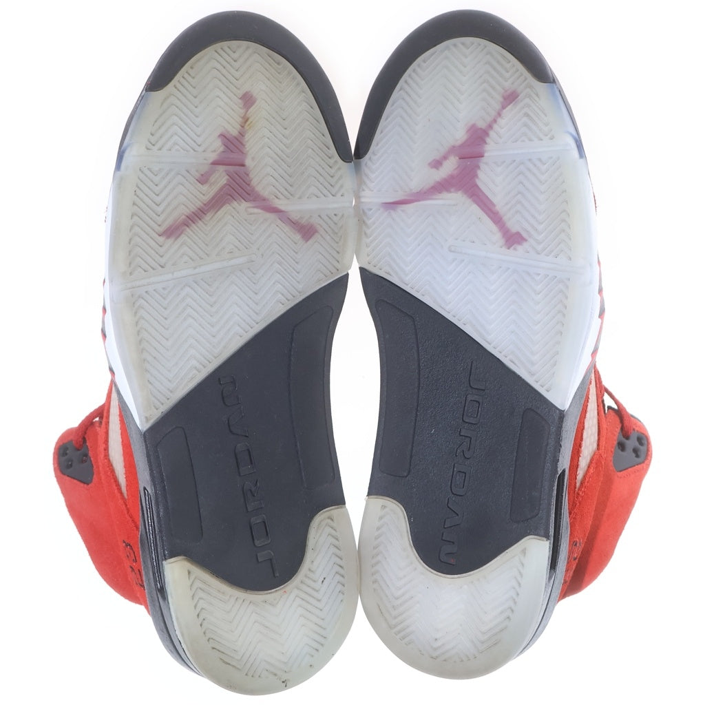 NIKE(ナイキ) AIR JORDAN TORO BRAVO エアジョーダン 5 トロブラボー ハイカットスニーカー レッド US9.5/27.5cm DD0587-600