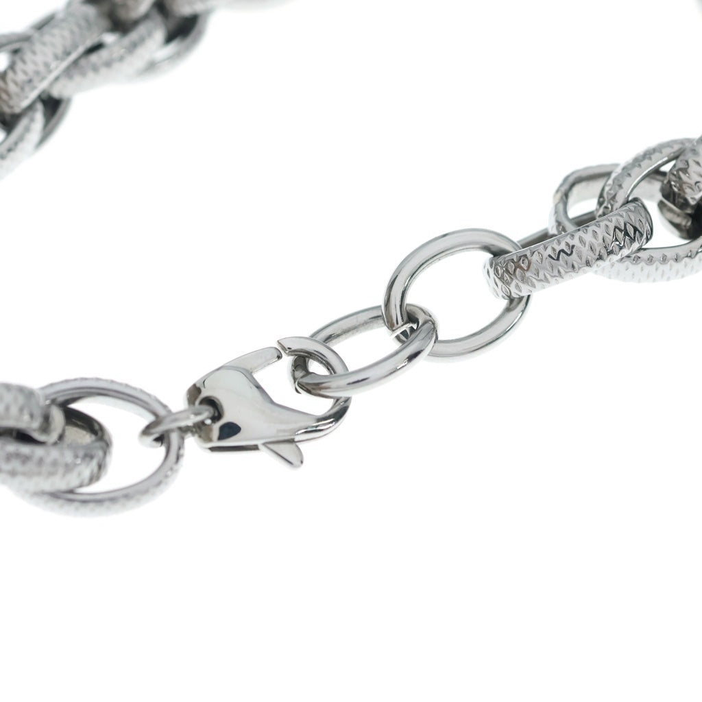 DIESEL(ディーゼル) ステンレススチール ロープブレスレット シルバー DX1514040 レディース
