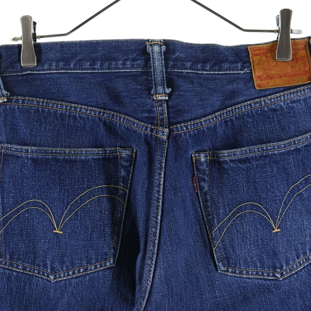 SAMURAI JEANS(サムライジーンズ) Lot7 ボタンフライ レギュラーストレート デニムパンツ インディゴ S0510XX