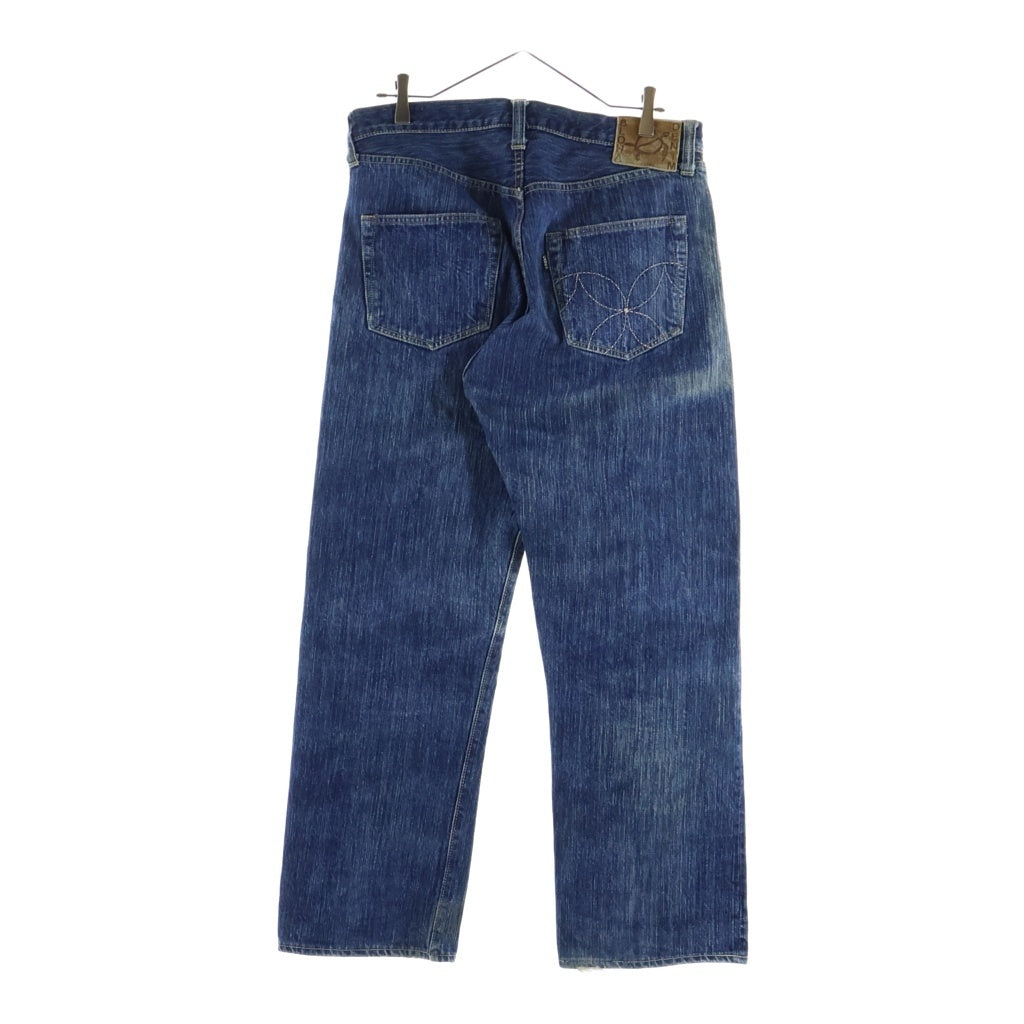 SUGAR CANE(シュガーケーン) ALOHA DENIM ボタンフライ レギュラーストレート デニムパンツ インディゴ