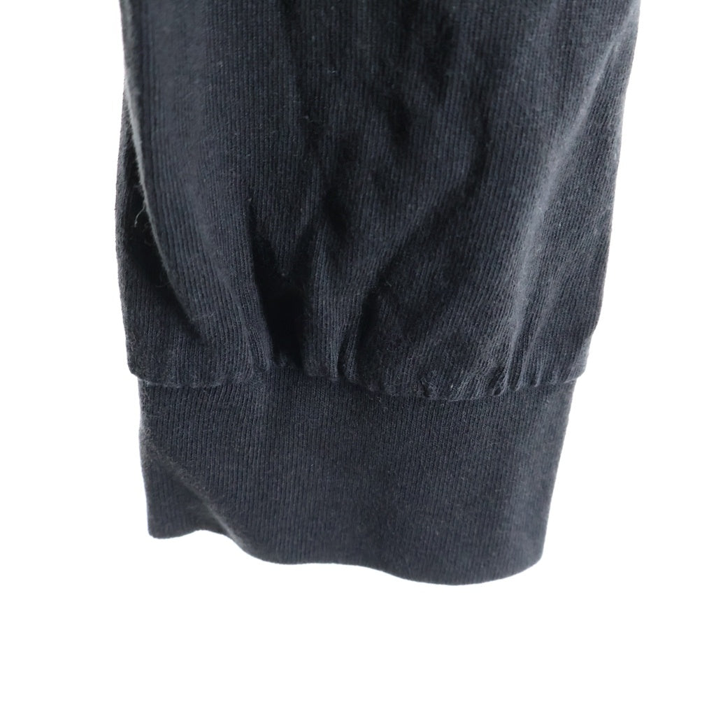 STUSSY(ステューシー) フロントスモールストックロゴ刺繍 長袖Tシャツ カットソー ブラック