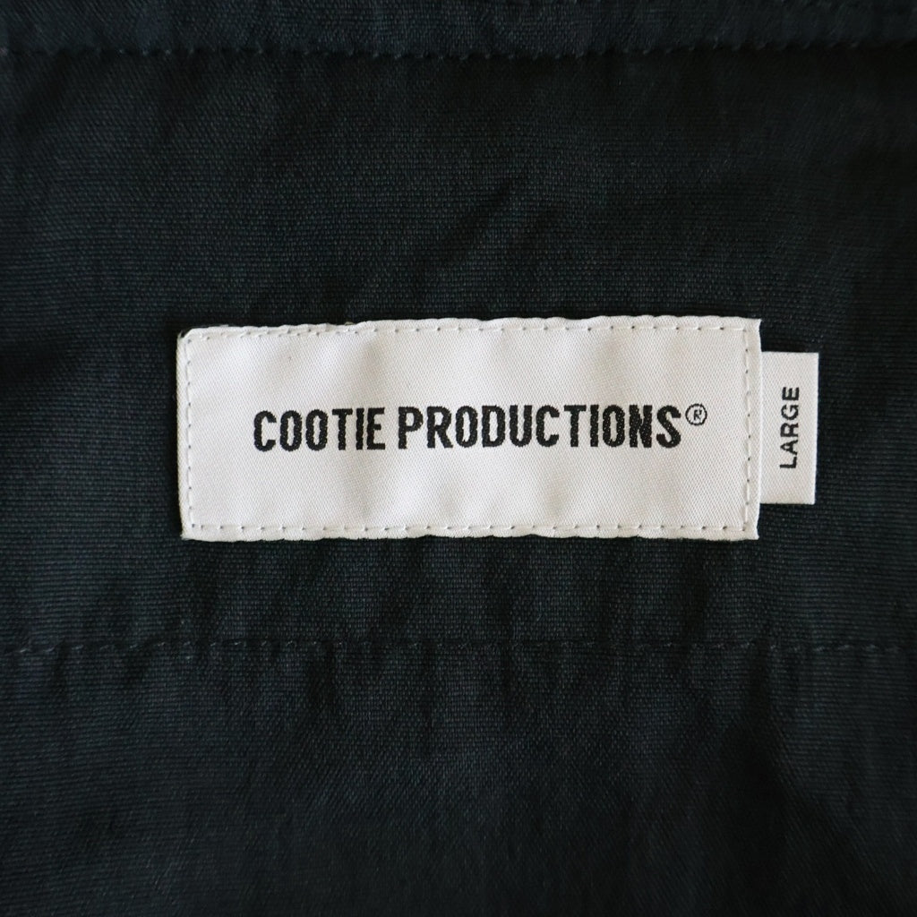COOTIE PRODUCTIONS(クーティー プロダクションズ) 25AW N/C Weather 6 Pocket Easy Pants N/Cウェザー 6ポケット イージーパンツ カーゴパンツ ブラック CTE-25A110