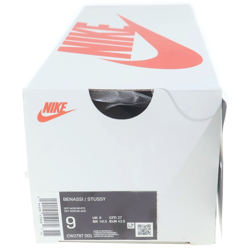 NIKE(ナイキ) ×STUSSY Benassi Slide Off Noir ステューシー ベナッシ スライド オフ・ノワール ブラック CW2787-001