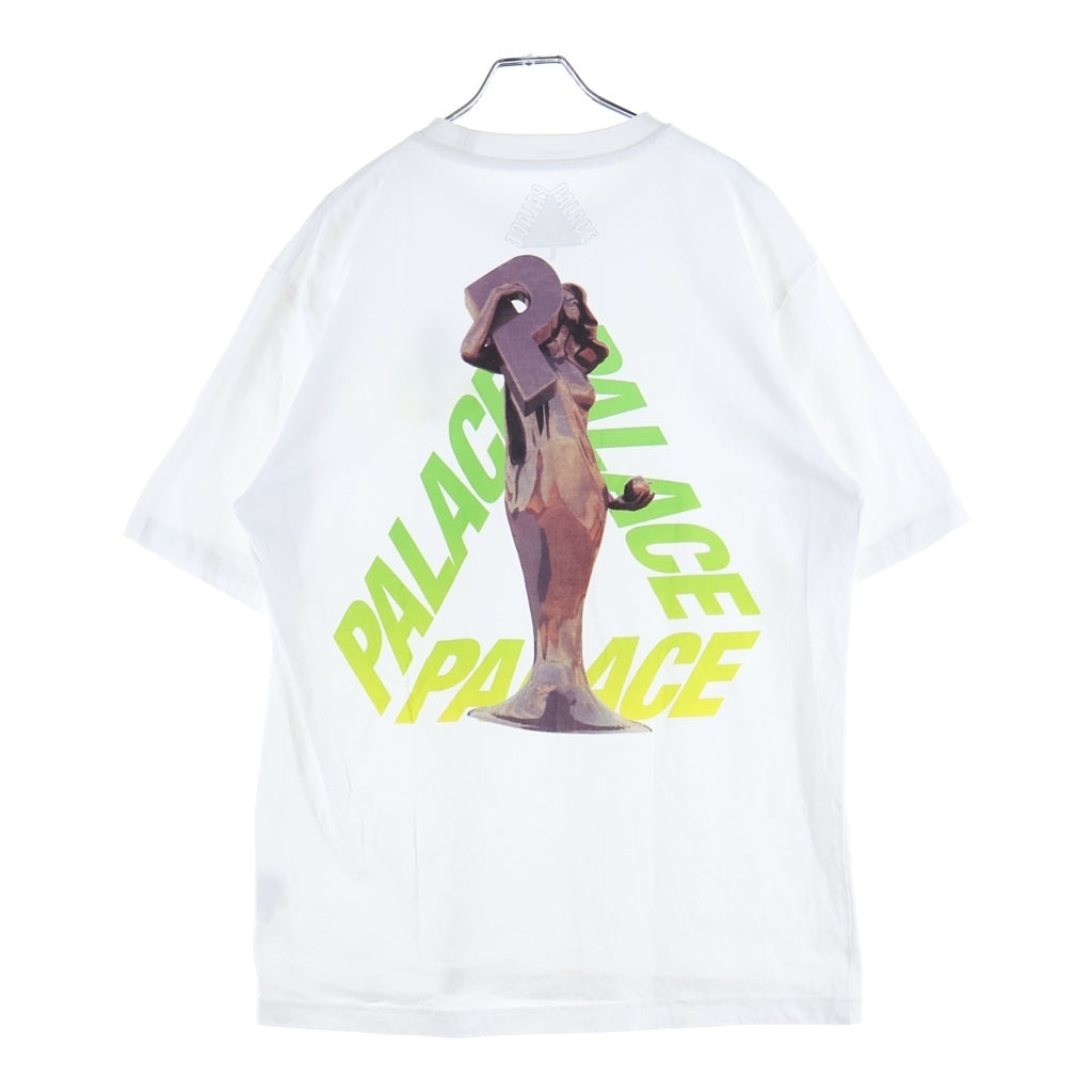 Palace Skateboards(パレススケートボーズ) 19AW Rolls P3 Tee ロゴ グラフィック ロールスプリント クルーネック半袖Tシャツ カットソー ホワイト