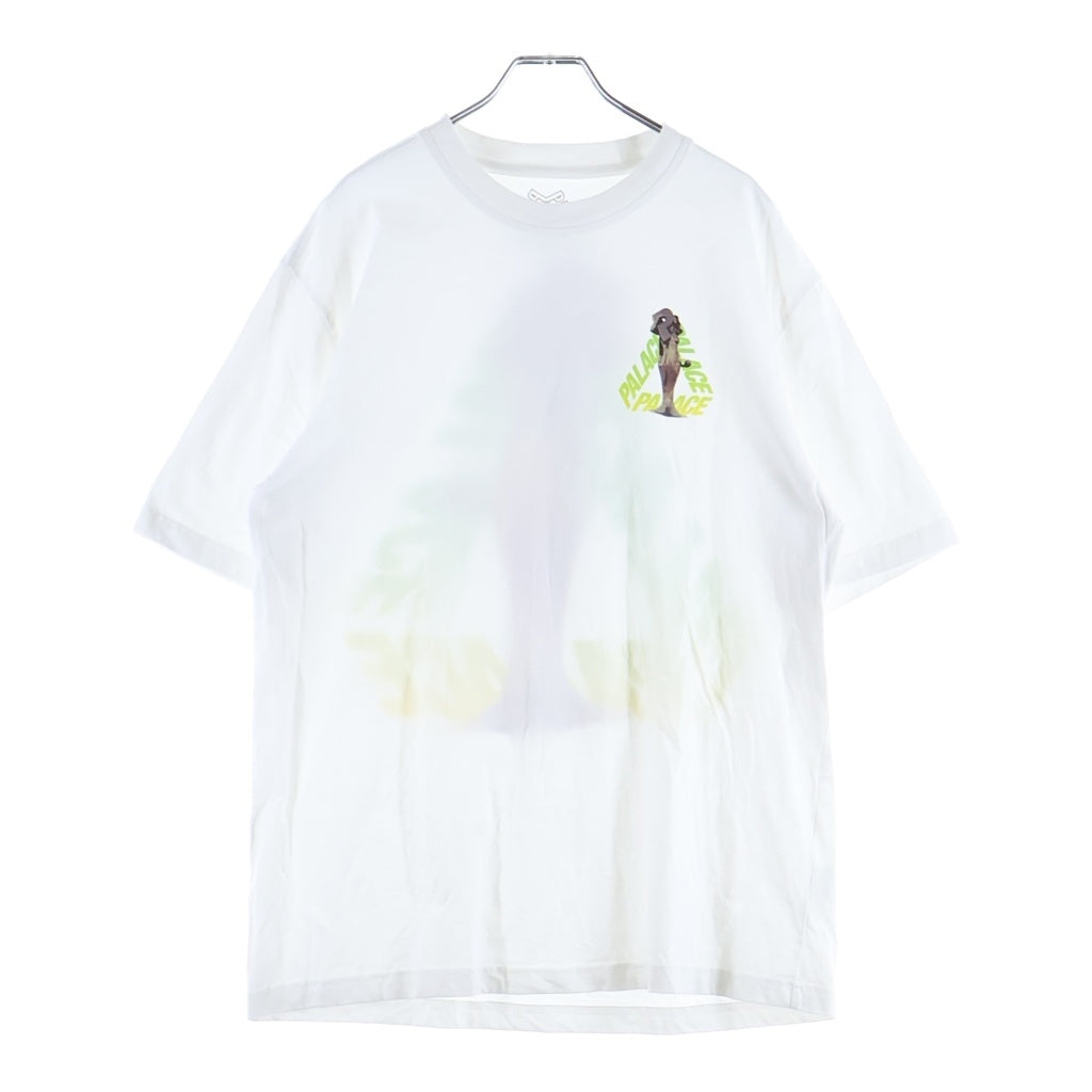 Palace Skateboards(パレススケートボーズ) 19AW Rolls P3 Tee ロゴ グラフィック ロールスプリント クルーネック半袖Tシャツ カットソー ホワイト