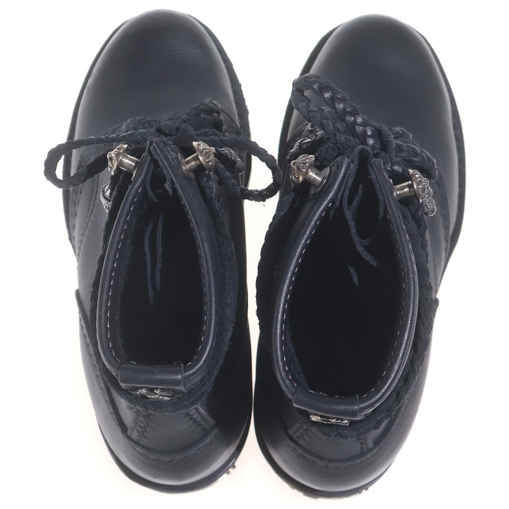 CHROME HEARTS(クロムハーツ) ×WESCO JOBMASTER ウエスコ ジョブマスター レザーブレードレースアップ レザーブーツ ブラック