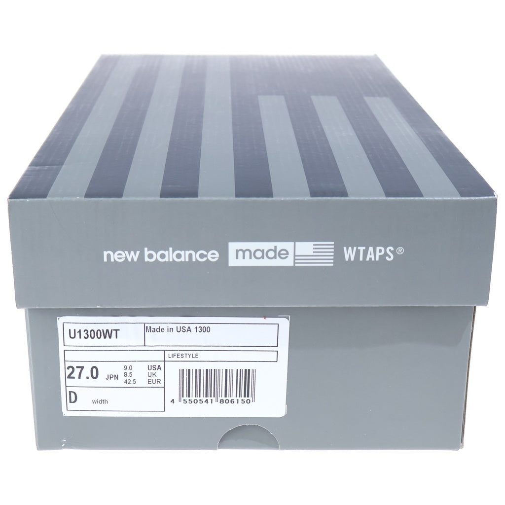 New Balance(ニューバランス) ×WTAPS U1300WT レザー ローカットスニーカー ブラック US9/27cm