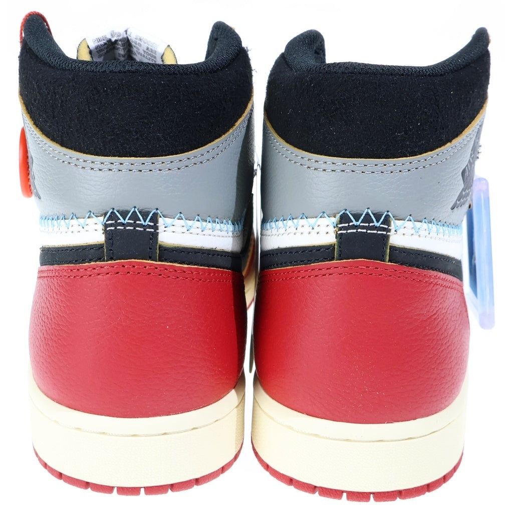 NIKE(ナイキ) ×UNION AIR JORDAN 1 RETRO HIGH OG CHICAGO HV8563-600 ユニオン エアジョーダン1 シカゴ ハイカットスニーカー レッド/ホワイト US10/28cm