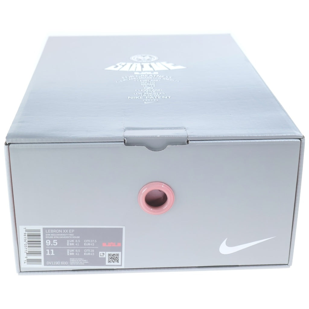 NIKE(ナイキ) LEBRON XX EP レブロン ハイカットスニーカー US9.5/27.5cm レッド DV1190-600