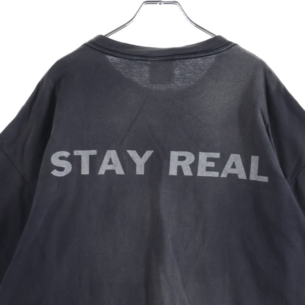 SAINT MICHAEL(セントマイケル) ×Pay Money To My Pain Tee StayReal ペイ マニー トゥ マイ ペイン クルーネック 半袖Tシャツカットソー ブラック SM-YS8-0000-C49