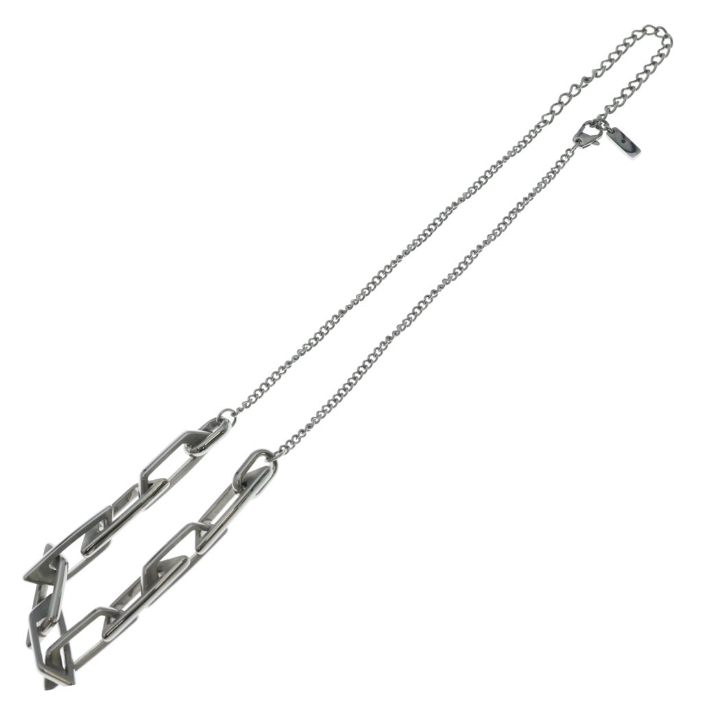 DIESEL(ディーゼル) D Logo Stainless Steel Necklace ディーロゴ ステンレスネックレス シルバー