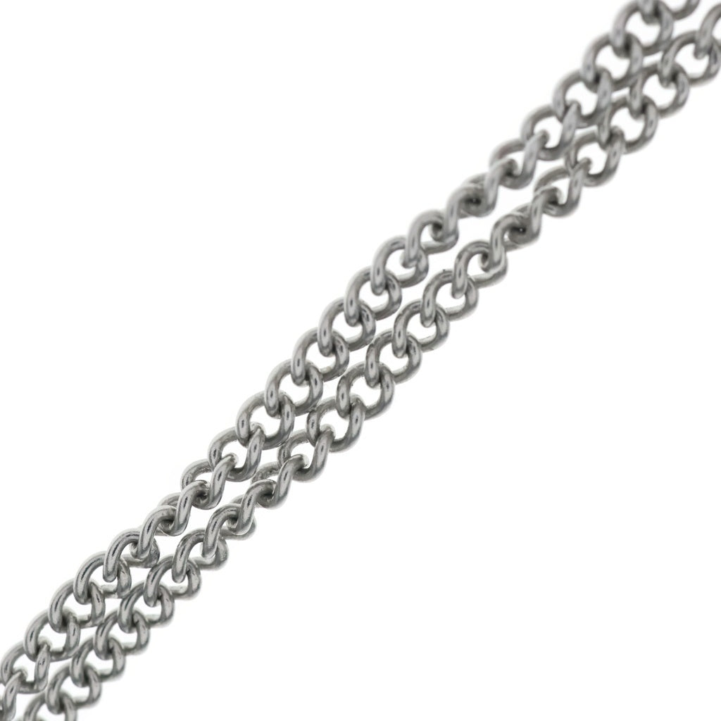 DIESEL(ディーゼル) D Logo Stainless Steel Necklace ディーロゴ ステンレスネックレス シルバー