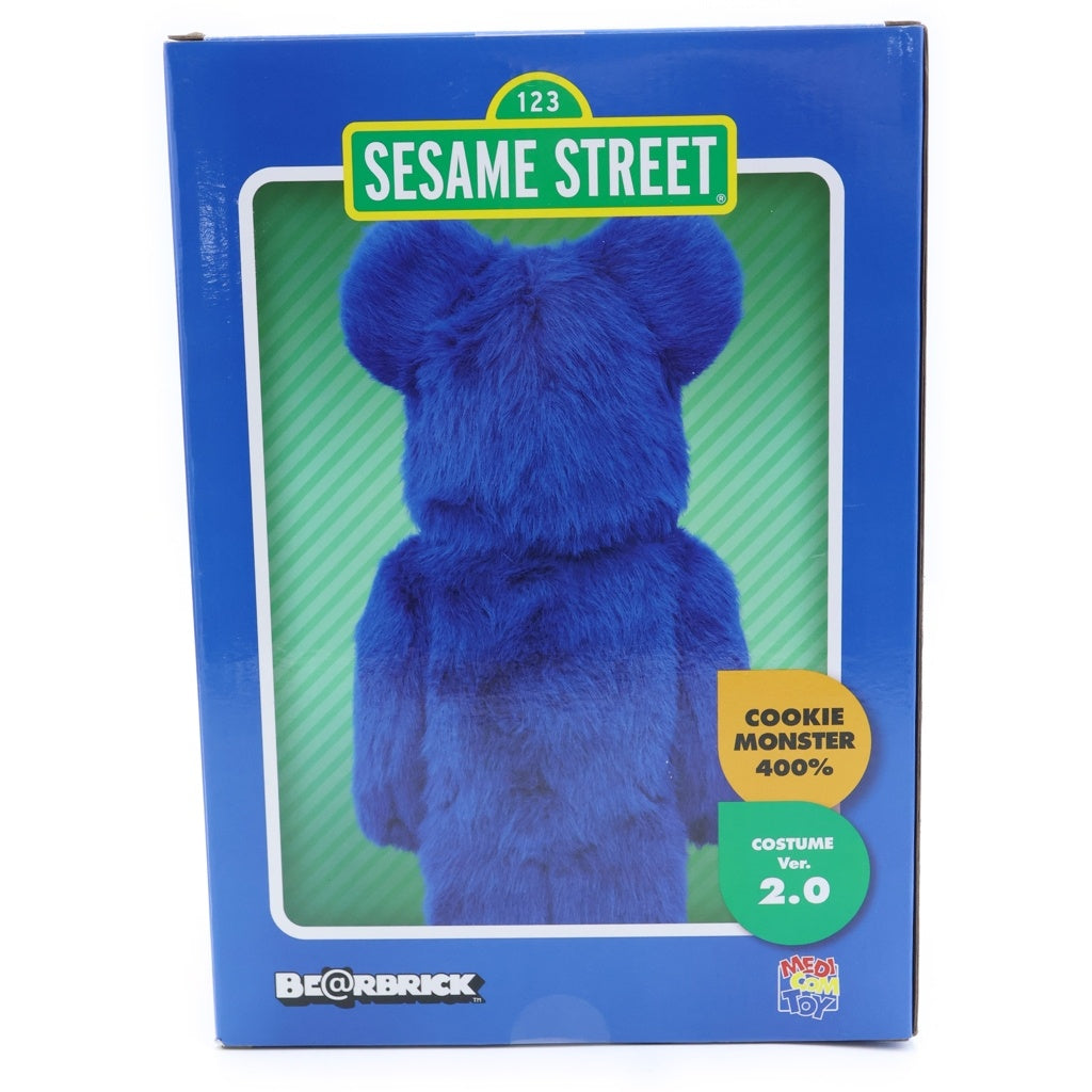 BE@RBRICK(ベアブリック) COOKIE MONSTER COSTUME Ver.2.0 クッキーモンスター コスチューム ボリューム2 400% フィギュア ブルー