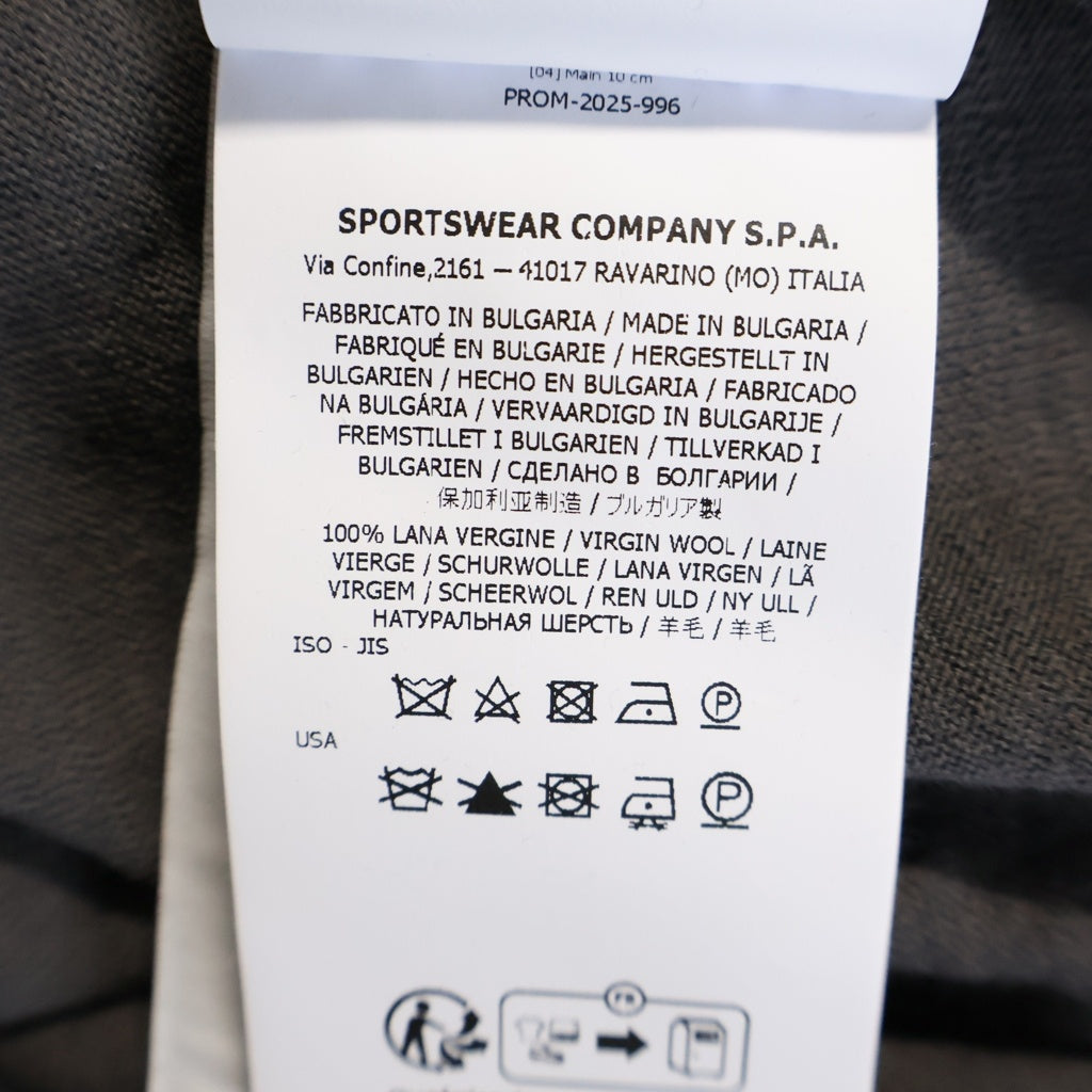 STONE ISLAND(ストーンアイランド) Wool Ghost Crewneck ウール ゴースト ロゴパッチ クルーネック 長袖 Tシャツ グレー K2S155100074S00FC