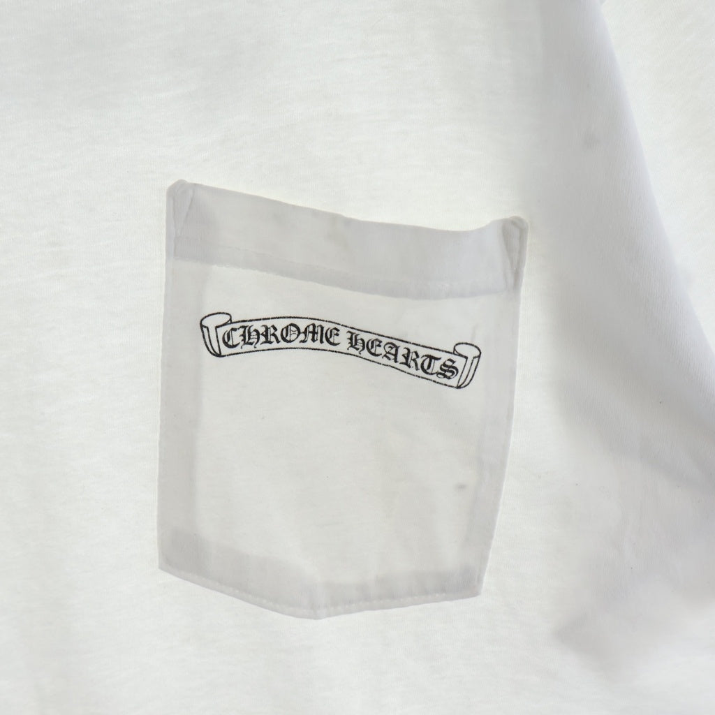 CHROME HEARTS(クロムハーツ) Back Arc Logo Print S/S T-shirt バックアーチロゴ USA プリント 半袖Tシャツ カットソー ホワイト