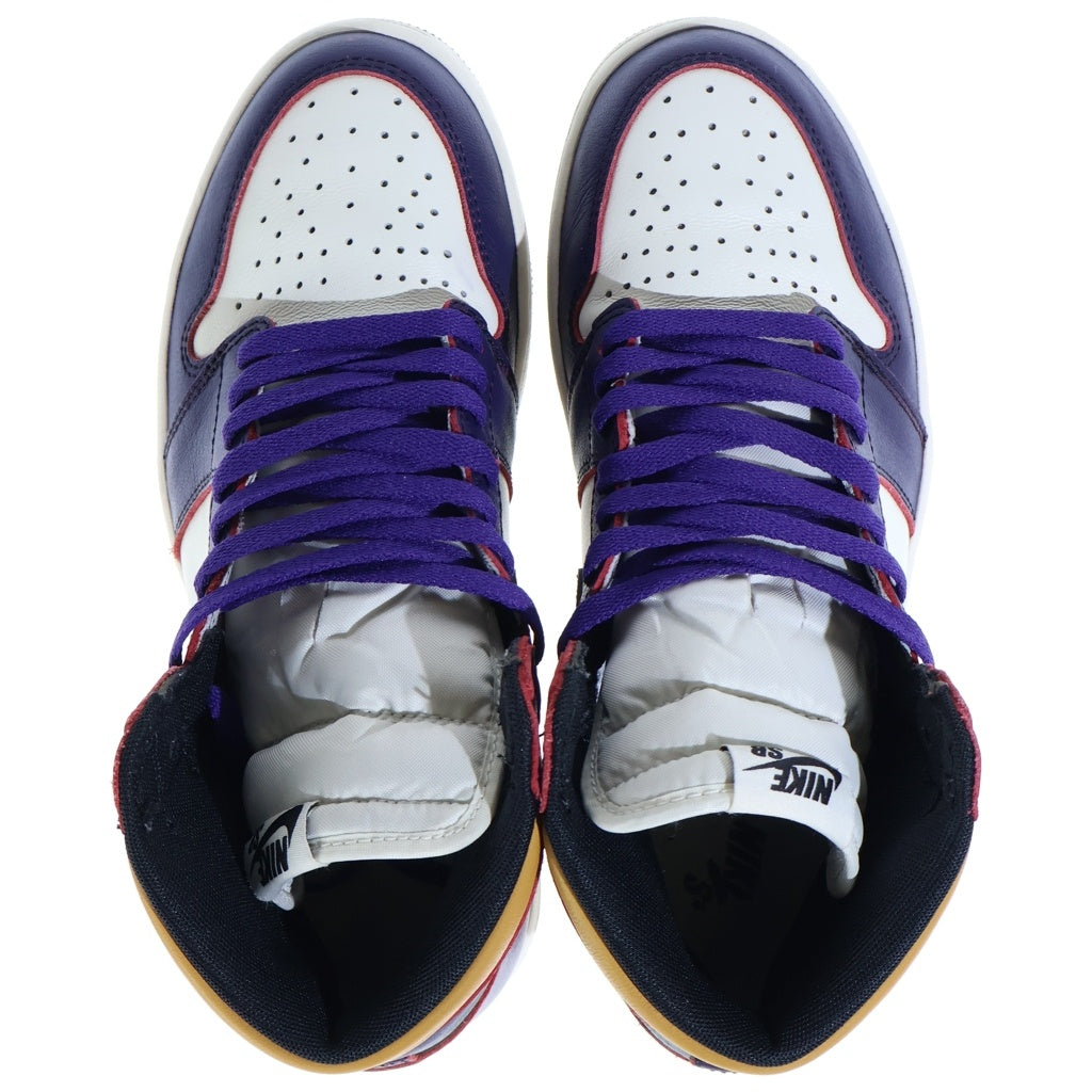 NIKE(ナイキ) AIR JORDAN 1 HIGH OG DEFIANT LA TO CHICAGO エアジョーダン1 ハイ オージー ディファイアントエルエートゥーシカゴ ハイカットスニーカー US9/27cm CD6578-507