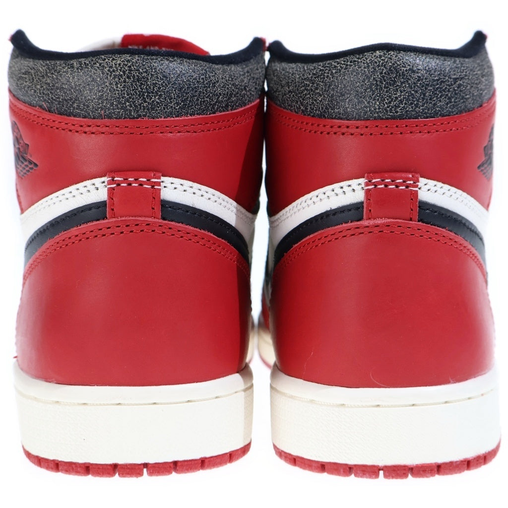 NIKE(ナイキ) AIR JORDAN 1 HIGH OG CHICAGO LOST&FOUND エアジョーダン1 ハイ オージー シカゴ ロストアンドファウンド ハイカットスニーカー US8.5/26.5cm DZ5485-612