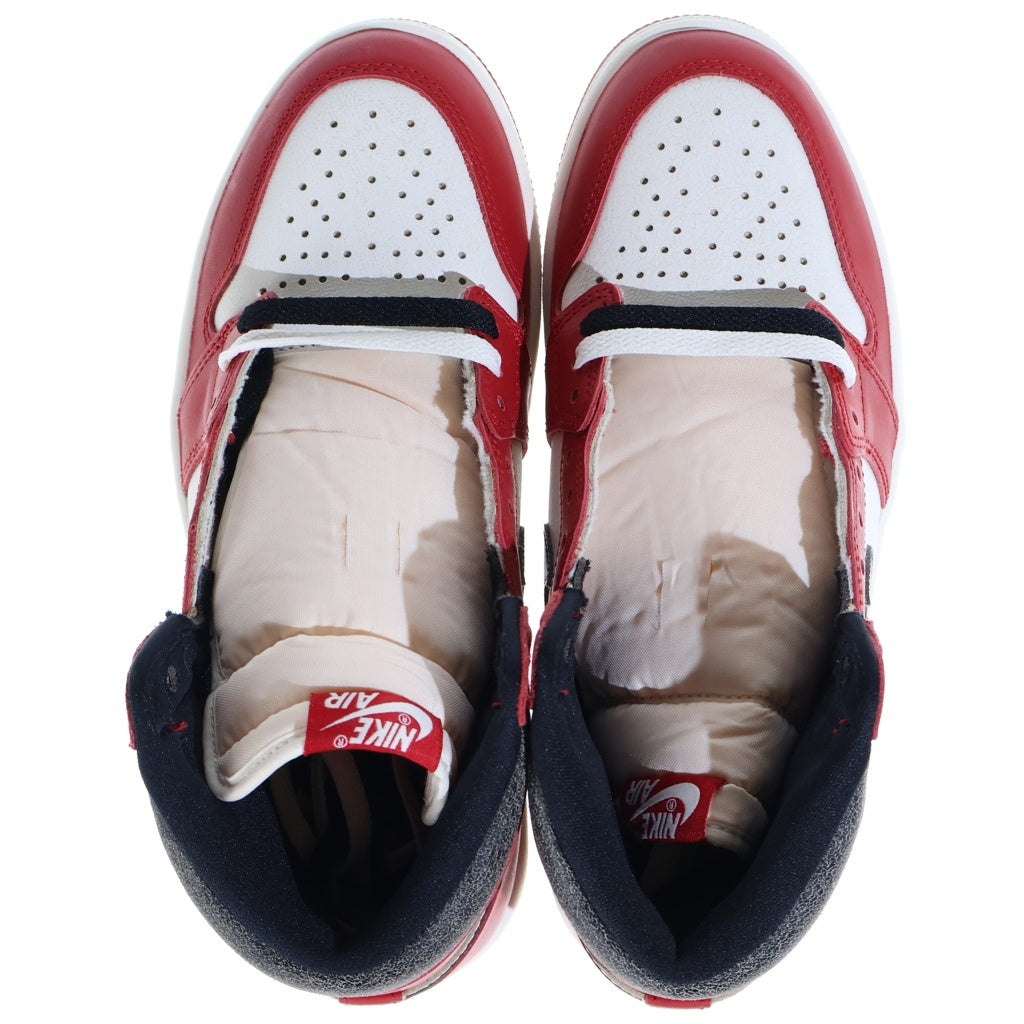 NIKE(ナイキ) AIR JORDAN 1 HIGH OG CHICAGO LOST&FOUND エアジョーダン1 ハイ オージー シカゴ ロストアンドファウンド ハイカットスニーカー US8.5/26.5cm DZ5485-612