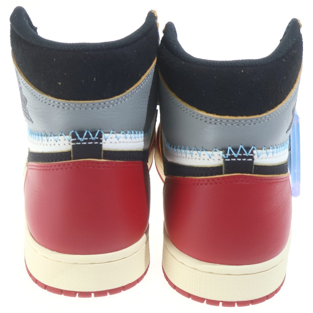 NIKE(ナイキ) ×UNION AIR JORDAN 1 RETRO HIGH OG CHICAGO ユニオン エアジョーダン1 レトロ ハイ オージー シカゴ ハイカットスニーカー US10/28cm HV8563-600