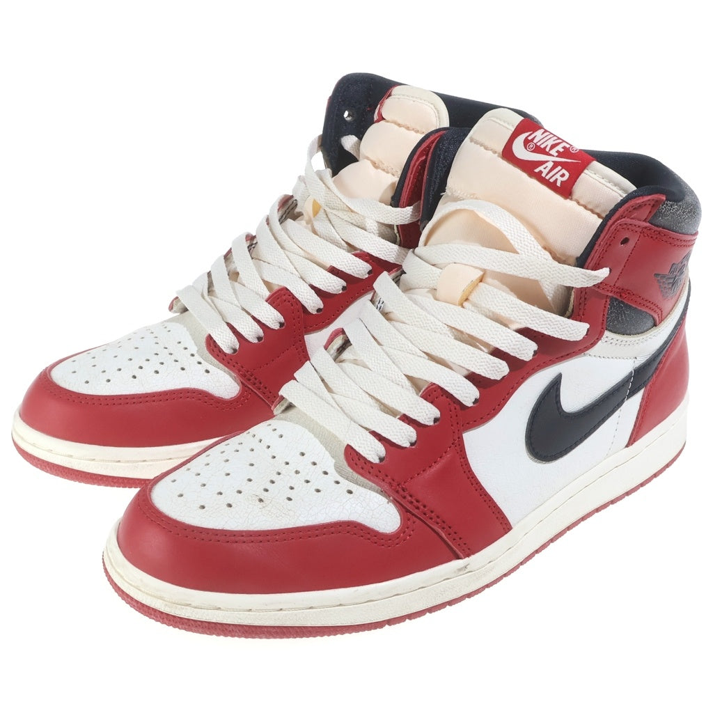 NIKE(ナイキ) AIR JORDAN 1 HIGH OG CHICAGO LOST&FOUND エアジョーダン1 ハイ オージー シカゴ ロストアンドファウンド ハイカットスニーカー US9.5/27.5cm DZ5485-612