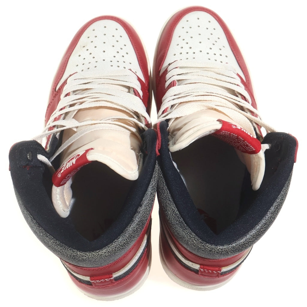 NIKE(ナイキ) AIR JORDAN 1 HIGH OG CHICAGO LOST&FOUND エアジョーダン1 ハイ オージー シカゴ ロストアンドファウンド ハイカットスニーカー US9.5/27.5cm DZ5485-612