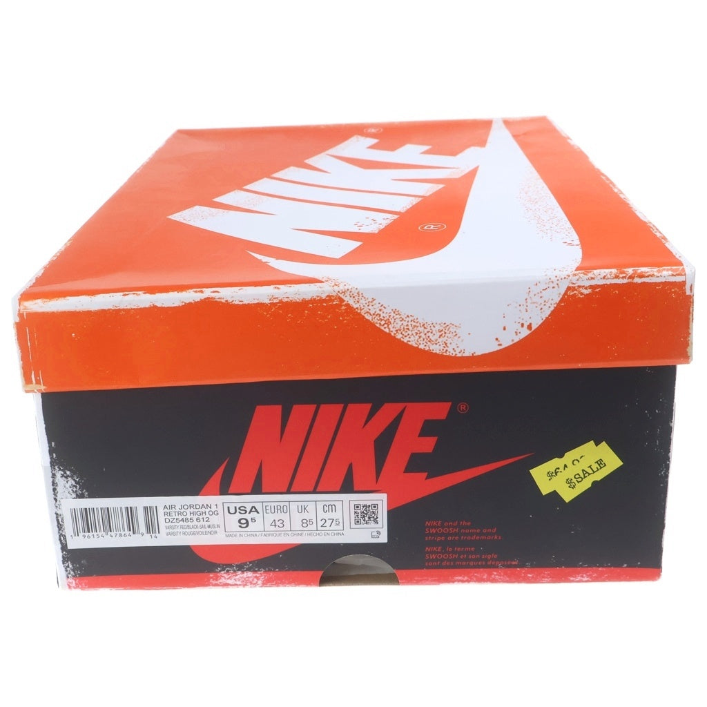 NIKE(ナイキ) AIR JORDAN 1 HIGH OG CHICAGO LOST&FOUND エアジョーダン1 ハイ オージー シカゴ ロストアンドファウンド ハイカットスニーカー US9.5/27.5cm DZ5485-612