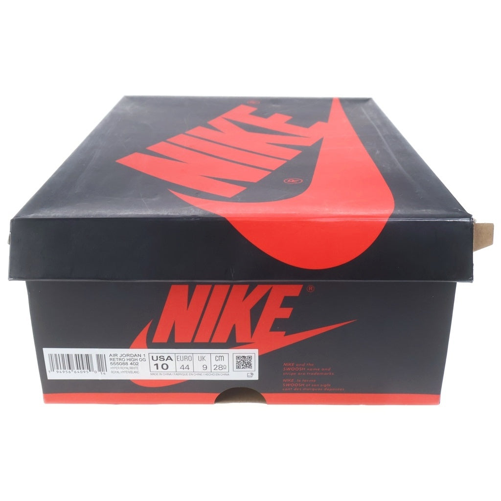 NIKE(ナイキ) AIR JORDAN 1 HIGH OG HYPER ROYAL エアジョーダン1 ハイ オージー ハイパーロイヤル ハイカットスニーカー ライトブルー/ホワイト US10/28cm 555088-402