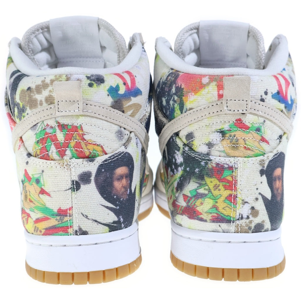 NIKE(ナイキ) 23AW×SUPREME DUNK HIGH OG QS RAMMELLZEE シュプリーム ダンクハイ オージー キューエス ラメルジー ハイカットスニーカー ホワイト US10/28cm FD8779-100