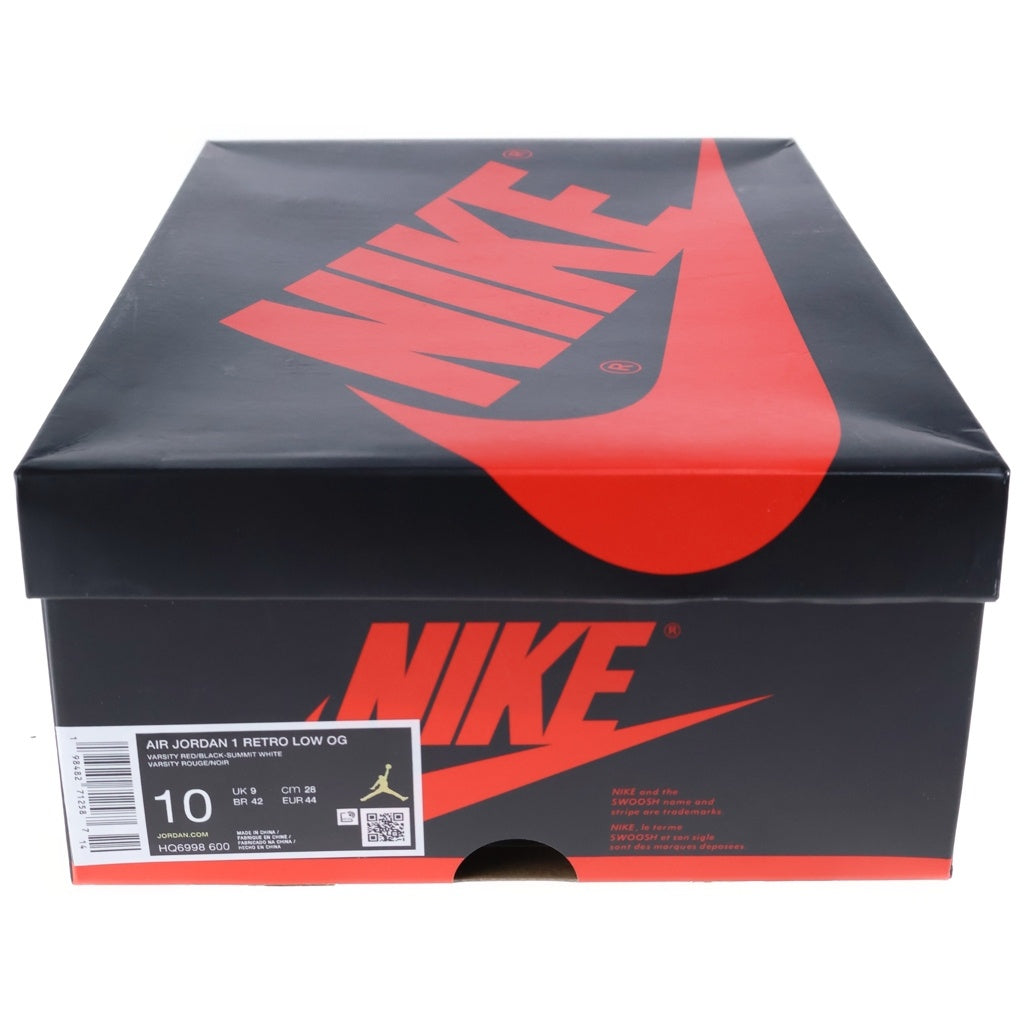 NIKE(ナイキ) AIR JORDAN 1 RETRO LOW Chicago エアジョーダン1 レトロ ロー OG シカゴ ローカットスニーカー US8/26cm レッド HQ6998-600