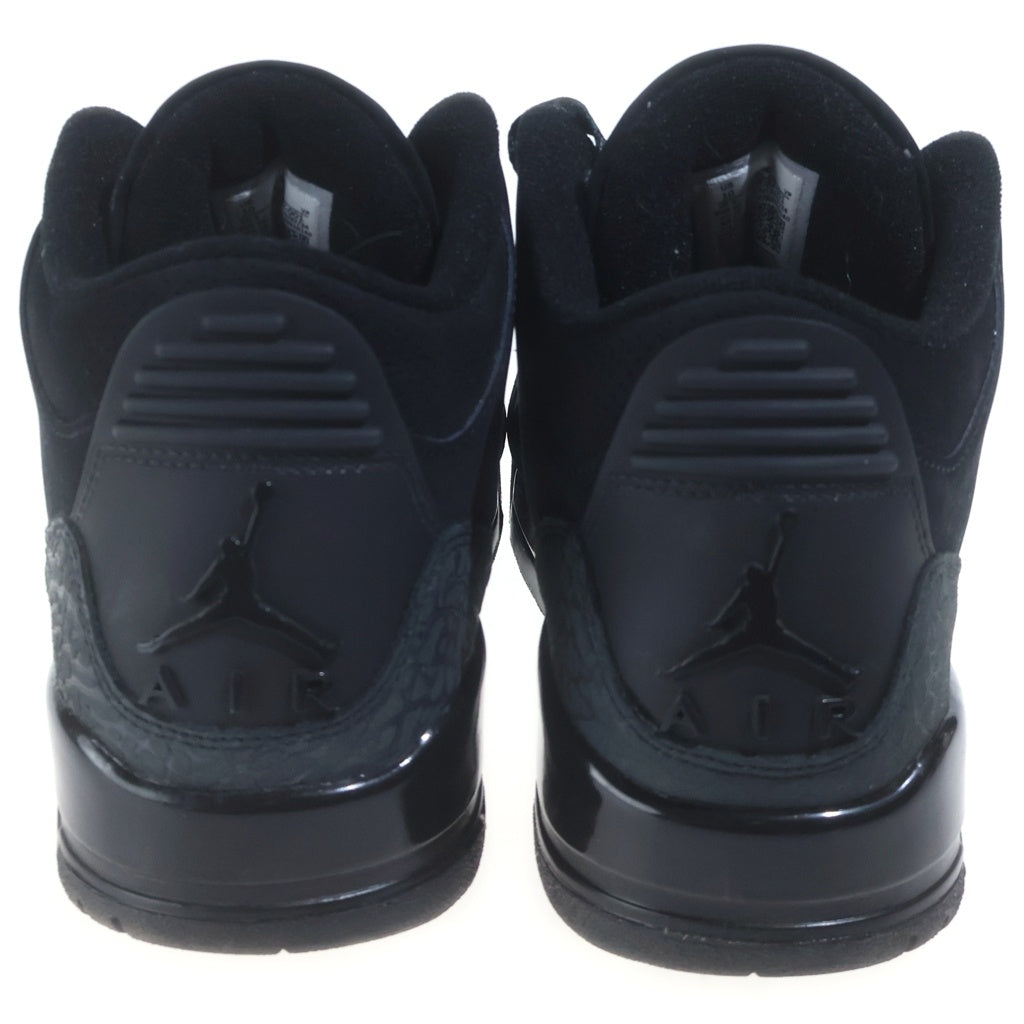 NIKE(ナイキ) AIR JORDAN 3 RETRO BLACK CAT エアジョーダン3 レトロ ブラックキャット ハイカットスニーカー ブラック US10/28cm CT8532-001