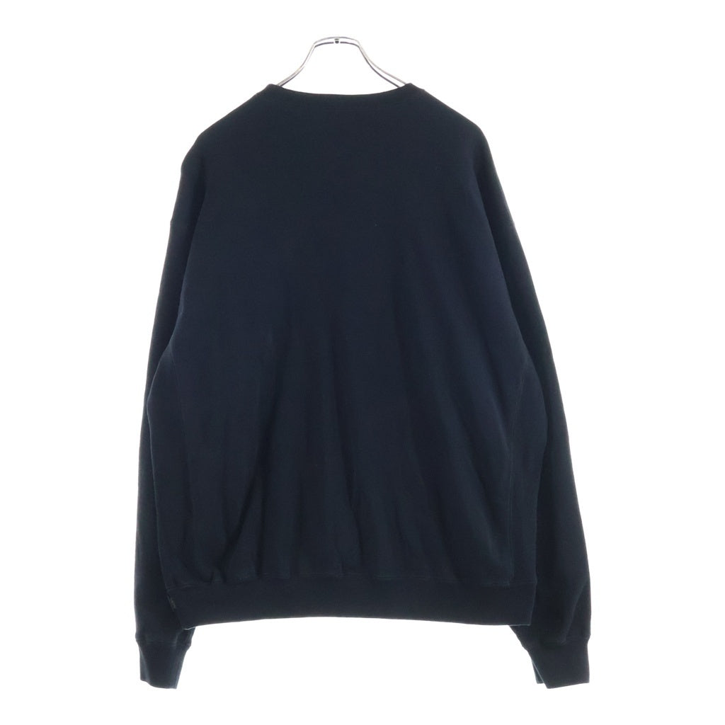 THE BLACK EYE PATCH(ブラックアイパッチ) ×Team Tomodachi Rhinestone Crew Sweat チーム友達 HWC 両面ラインストーン クルーネック スウェット トレーナー ブラック