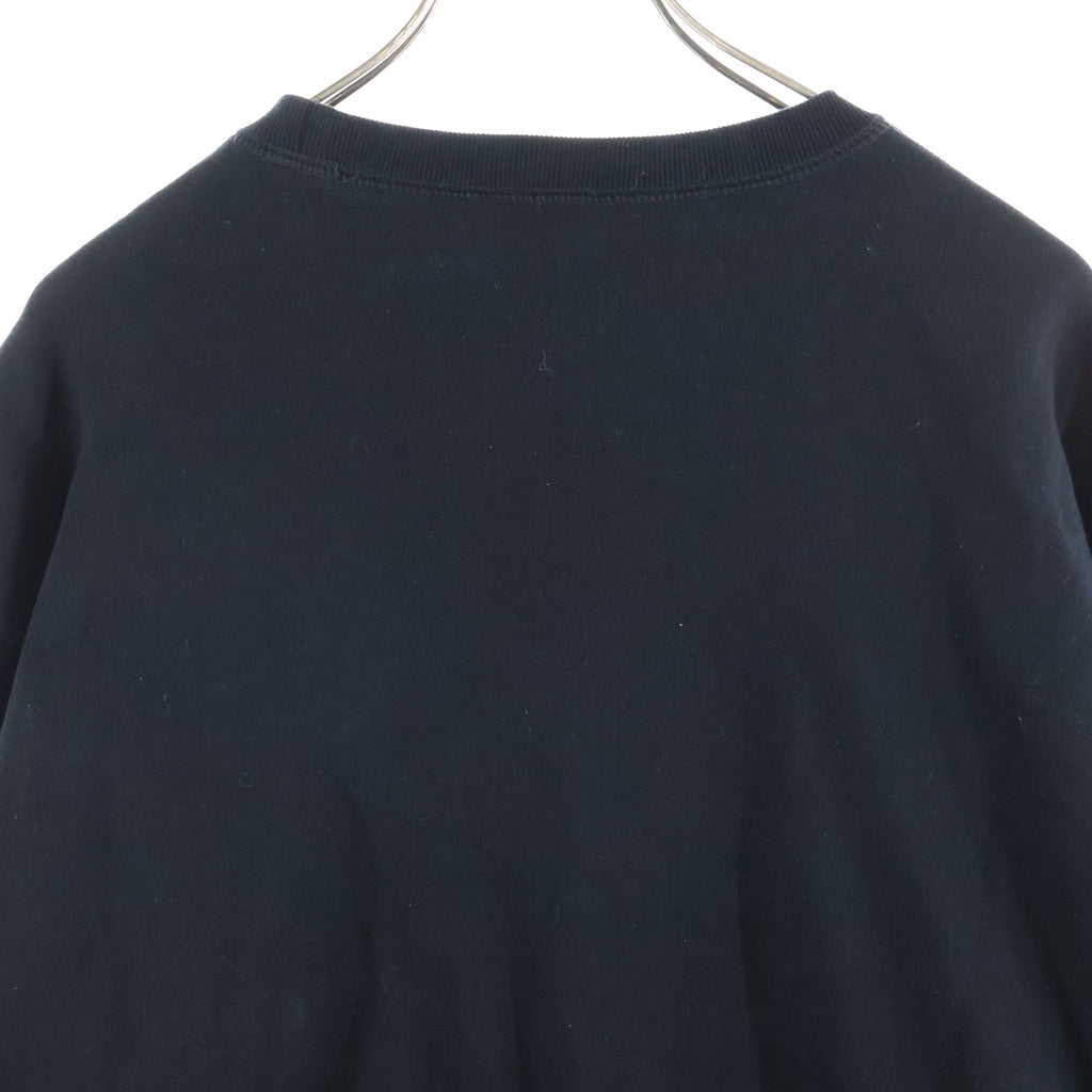 THE BLACK EYE PATCH(ブラックアイパッチ) ×Team Tomodachi Rhinestone Crew Sweat チーム友達 HWC 両面ラインストーン クルーネック スウェット トレーナー ブラック