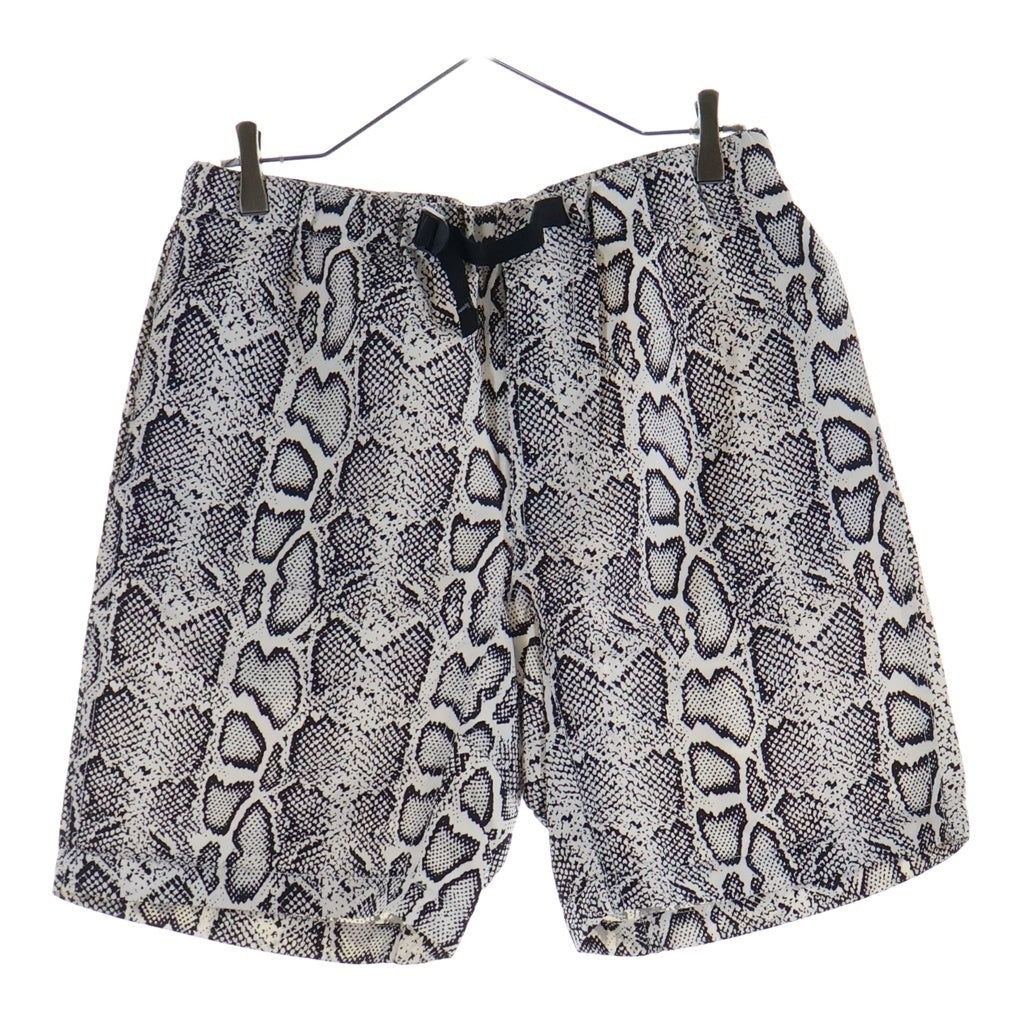 SUPREME(シュプリーム) 12SS Snake Belted Short スネークベルテッドショーツ ハーフパンツ ホワイト/ブラック