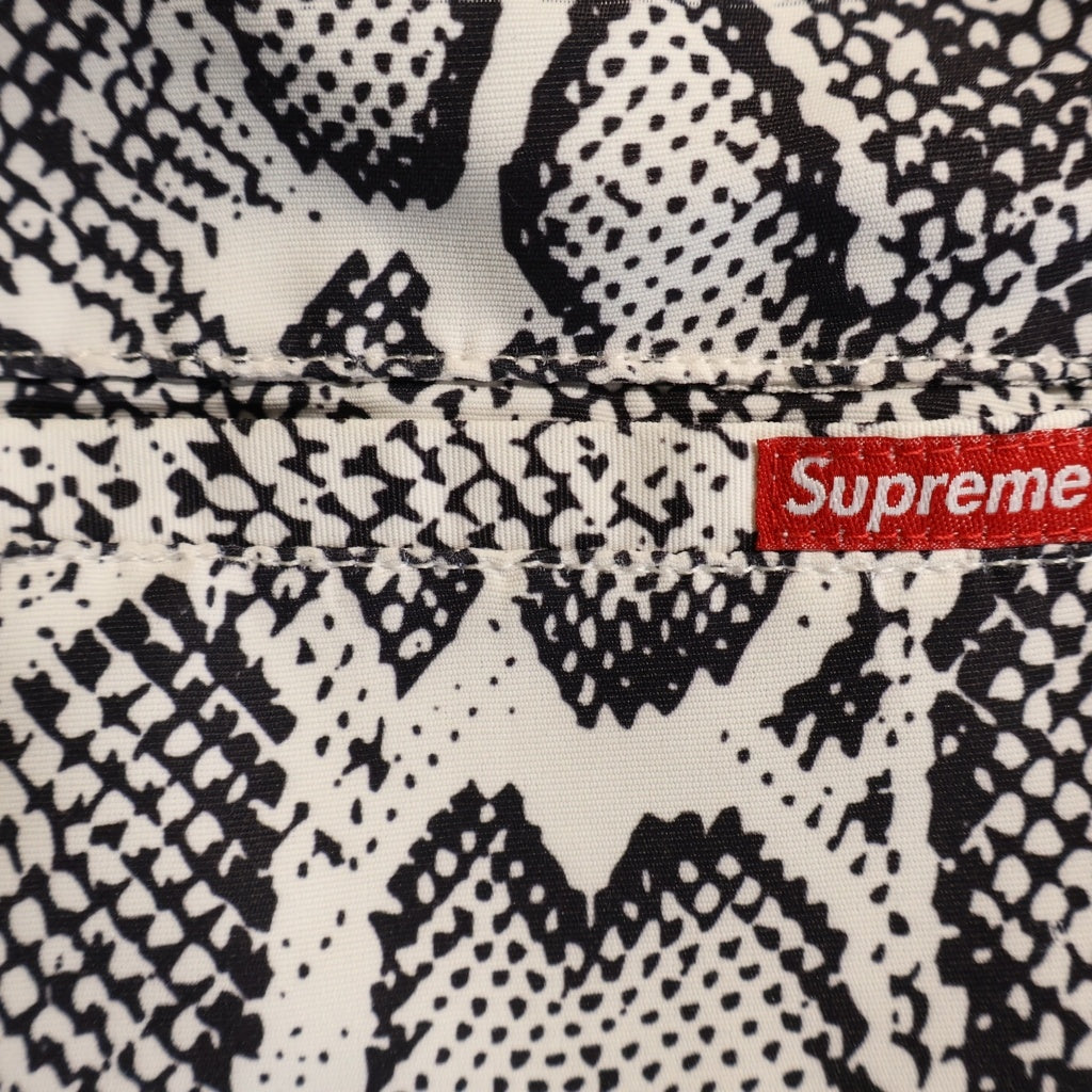 SUPREME(シュプリーム) 12SS Snake Belted Short スネークベルテッドショーツ ハーフパンツ ホワイト/ブラック