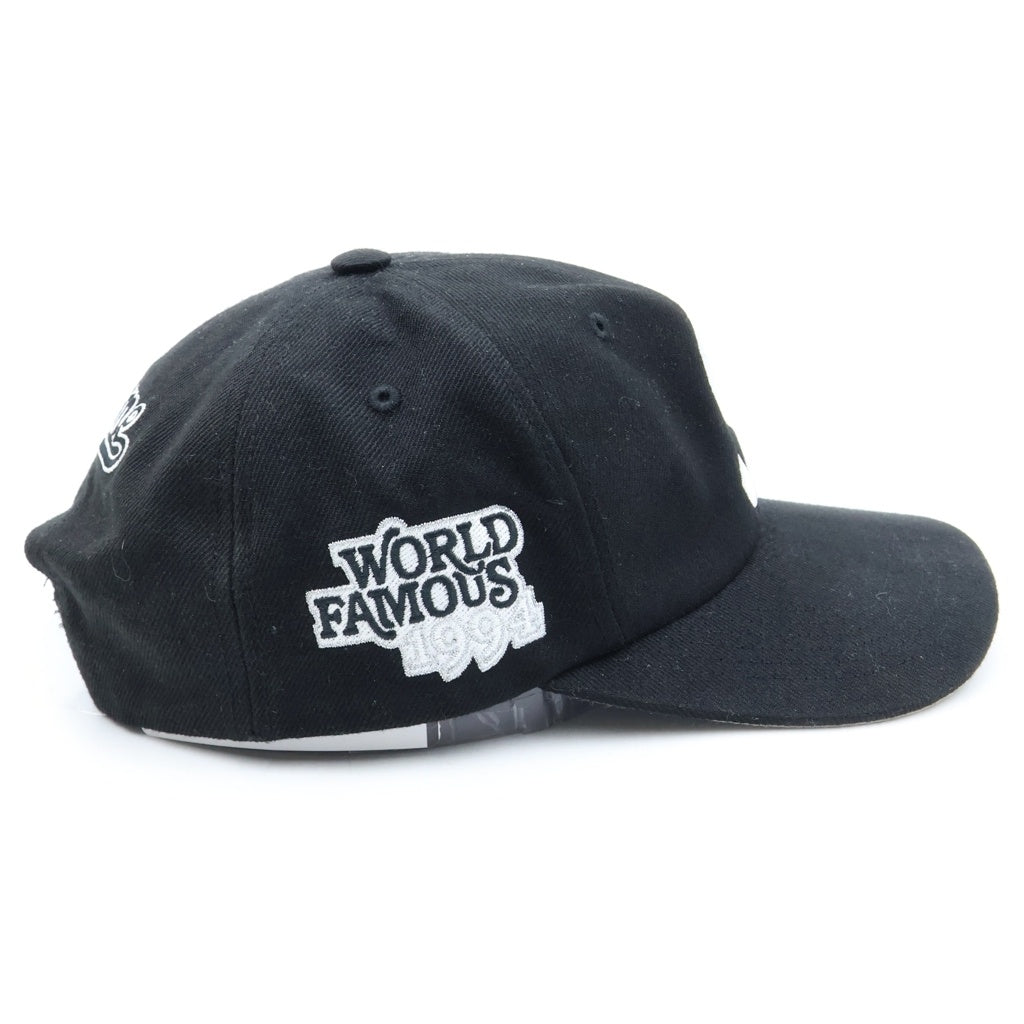 SUPREME(シュプリーム) 26SS Would Famous S Logo 6Panel Cap ワールド フェイマス エスロゴ シックスパネル ブラック