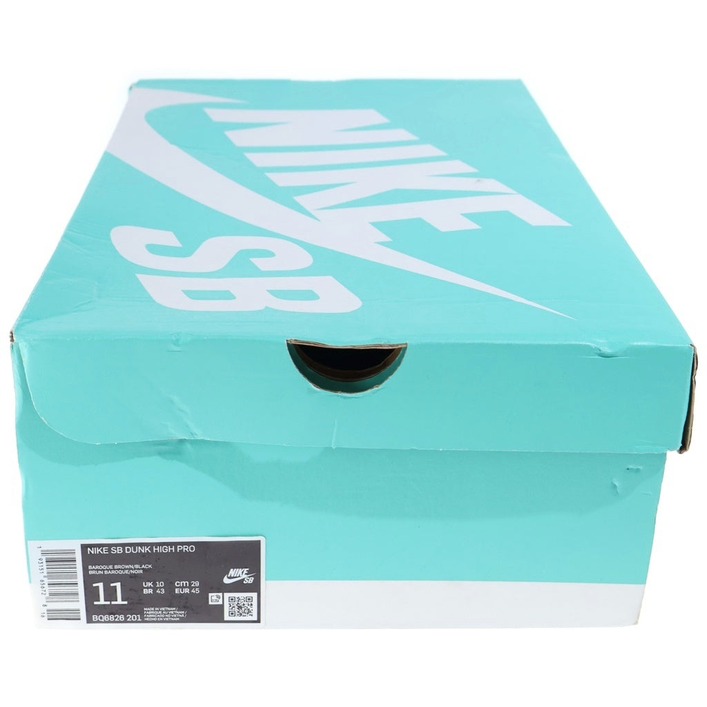 NIKE SB(ナイキエスビー) Dunk High Pro ダンクハイ プロ ハイカットスニーカー グリーン/ブラウン US11/29.0cm BQ6826-201