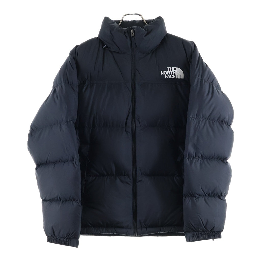 THE NORTH FACE(ザノースフェイス) NUPTSE JACKET ヌプシ ロゴエンブロイダリー ジップアップ ダウンジャケット ブラック ND92335