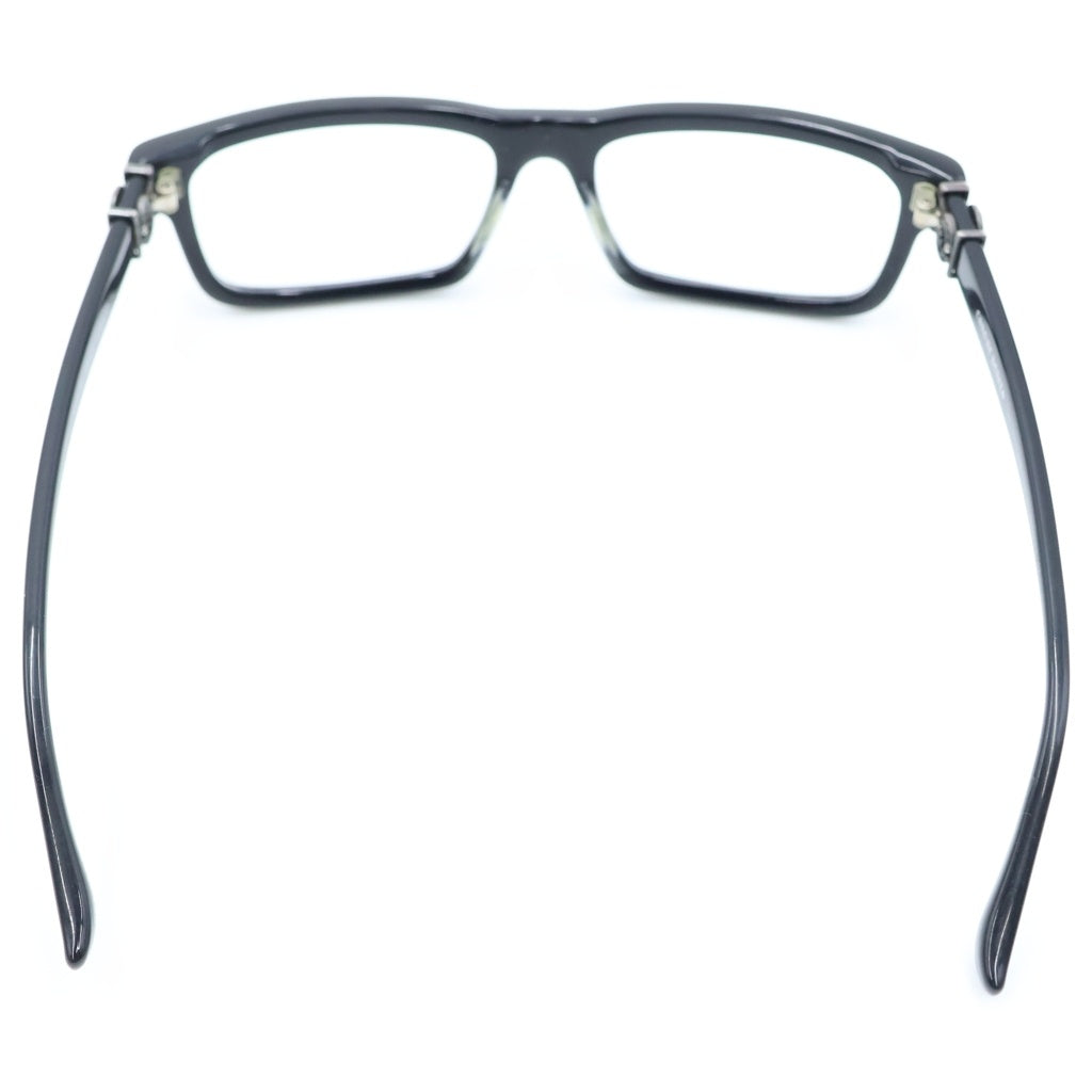 CHROME HEARTS(クロムハーツ) BEEF TOMATO-A ホースシュー シルバーテンプル スクエア アイウェア 眼鏡 ブラック