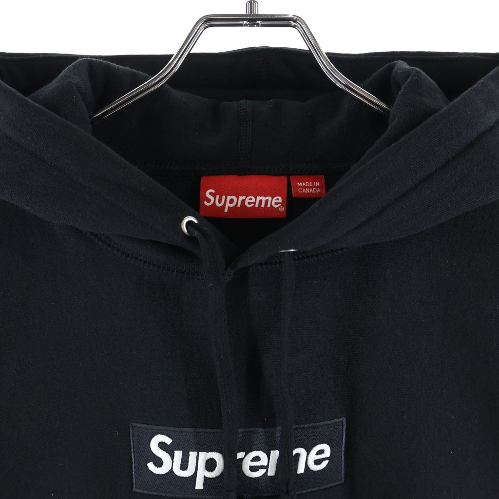SUPREME(シュプリーム) 21AW Box Logo Hooded Sweatshirt ボックスロゴ フーデッドスウェットシャツ プルオーバーパーカー フーディー ブラック
