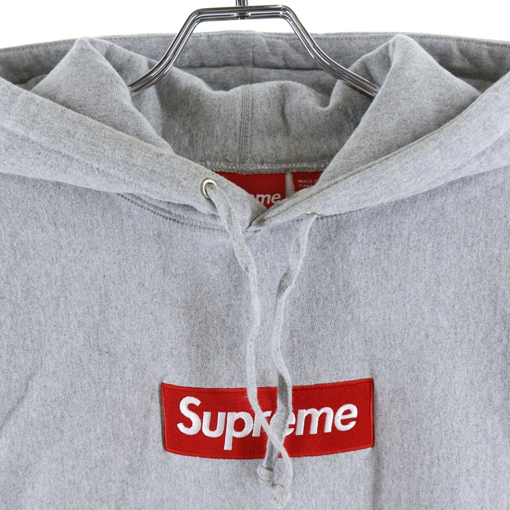 SUPREME(シュプリーム) 16AW Box Logo Hooded Sweatshirt ボックスロゴ フーデッドスウェットシャツ プルオーバーパーカー フーディー グレー