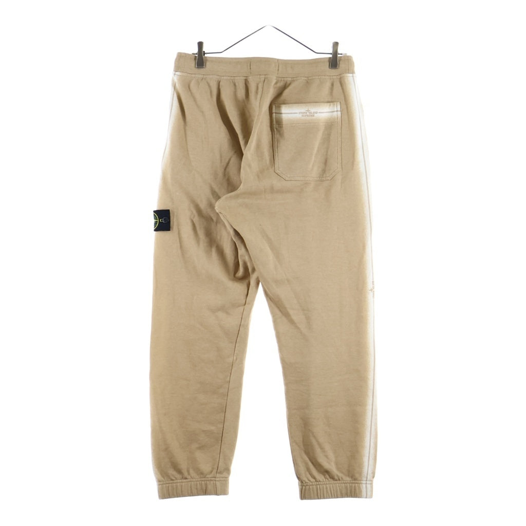 SUPREME(シュプリーム) 22SS ×STONE ISLAND Stripe Sweatpant ストーンアイランド ロゴパッチ ストライプ スウェットパンツ ベージュ 7625602S2