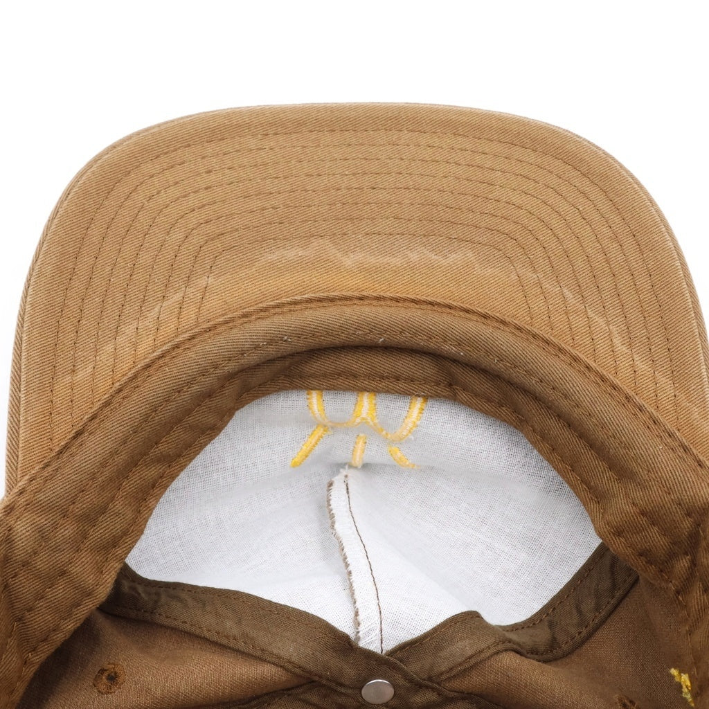 Cactus Jack(カクタスジャック) ×McDonald's CACTUS ARCHES CAP マクドナルド ロゴ刺繍 6パネル キャップ ブラウン