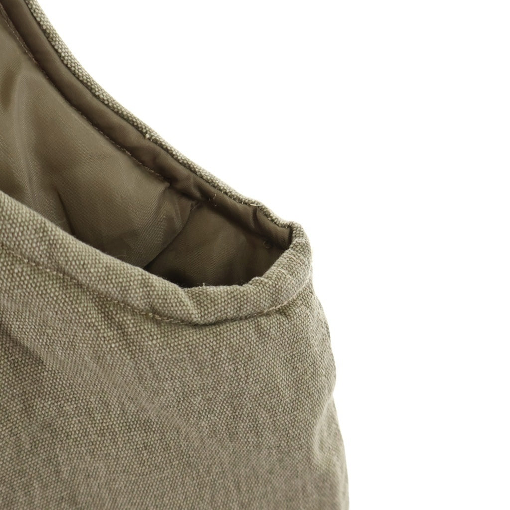 NO BRAND(ノーブランド) 【INTERBREED インターブリード 】×RAW ロウ ジップアップ ダック ベスト ベージュ