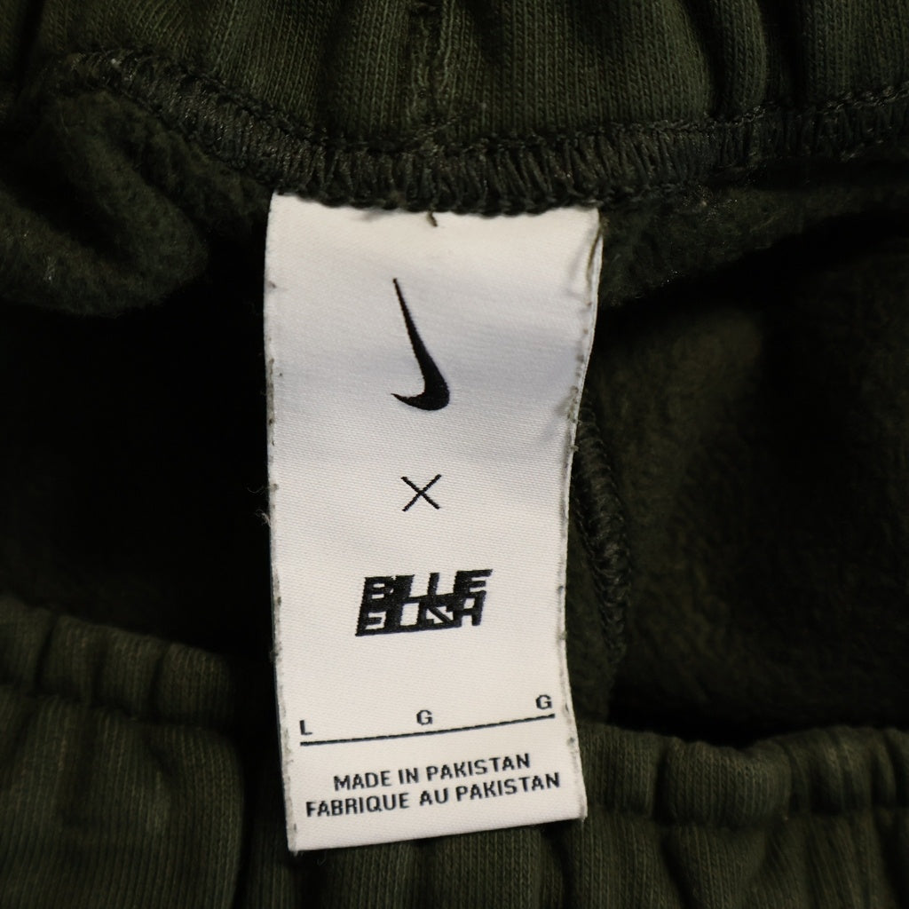 NIKE(ナイキ) ×Billie Eilish ビリーアイリッシュ ロゴ ラバー スウェット パンツ カーキ DQ7753-355