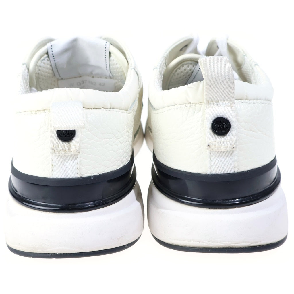 CHANEL(シャネル) 21SS SPORT-FLYER in Ivory スポーツ フライヤー インアイボリー メッシュ ローカットスニーカー ホワイト G37492