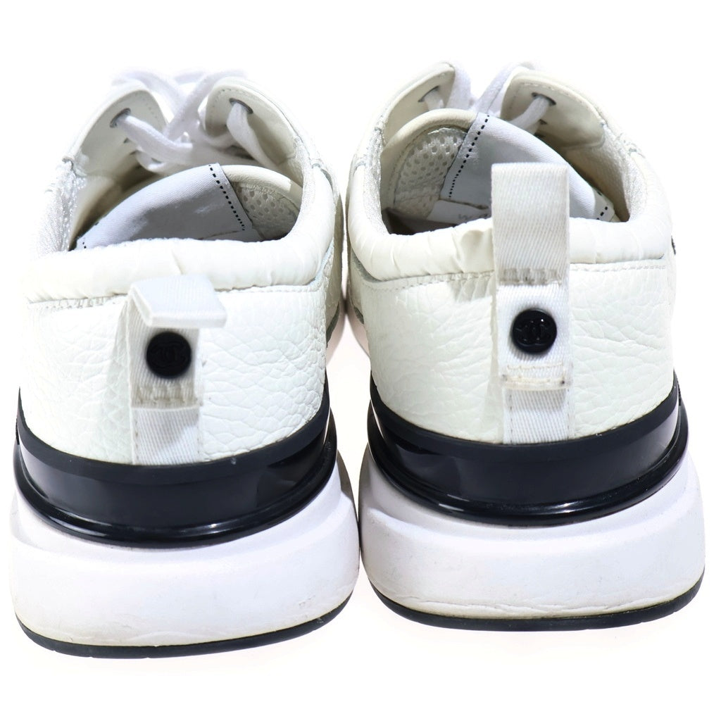 CHANEL(シャネル) 21SS SPORT-FLYER in Ivory スポーツ フライヤー インアイボリー メッシュ ローカットスニーカー ホワイト G37492