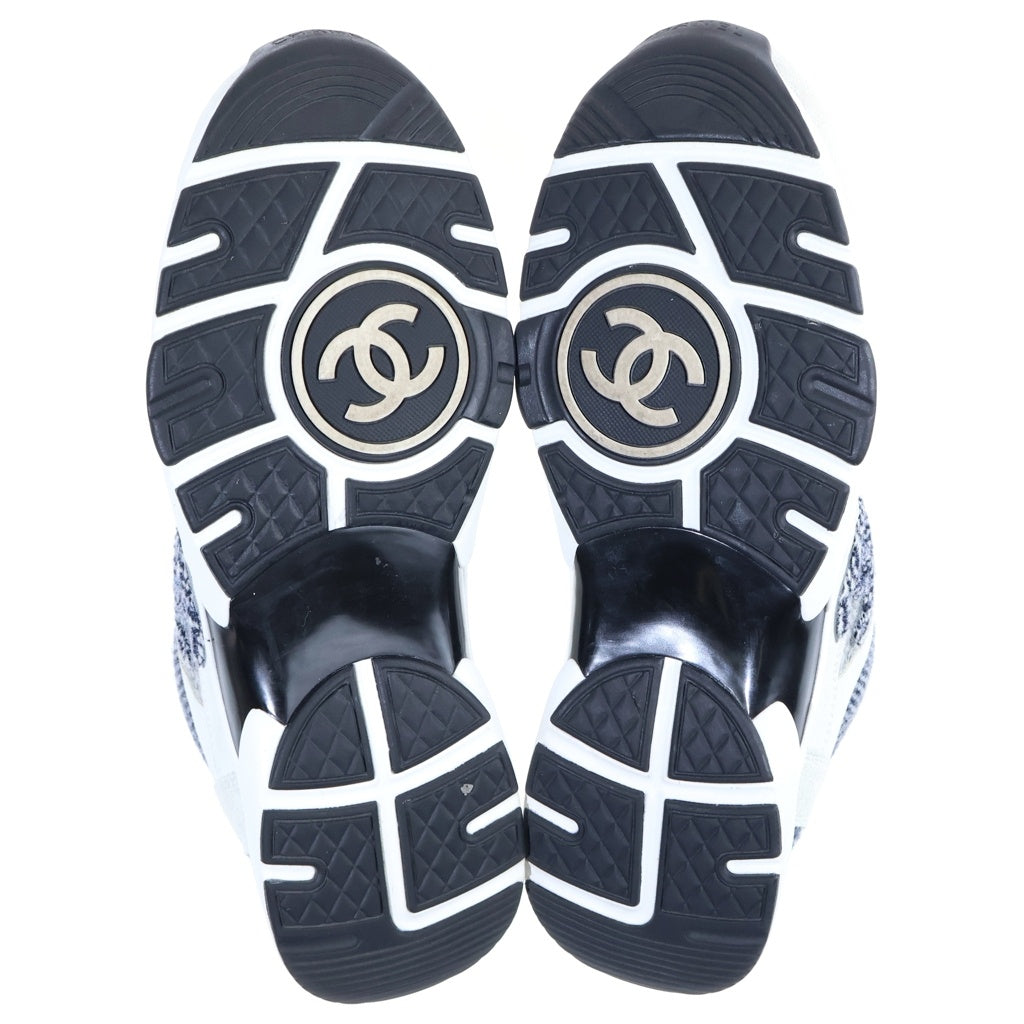 CHANEL(シャネル) ココマーク メッシュ ローカットスニーカー ホワイト G39598